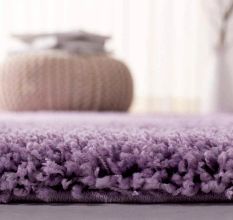 Modern Purple Geometric Home Rug